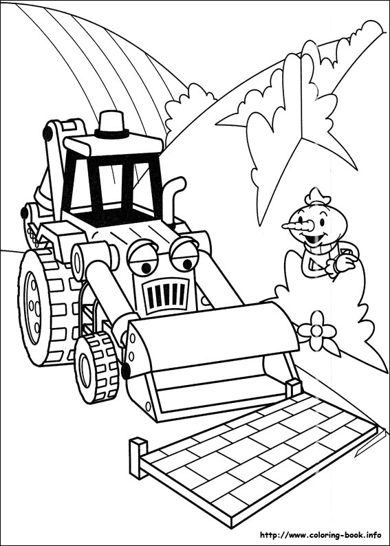 Bob the Builder coloring picture